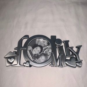 Silver Family Photo Frame